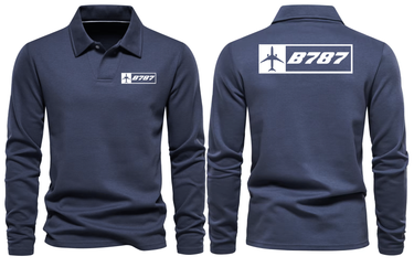 BOEING 787 LONG SLEEVE POLO